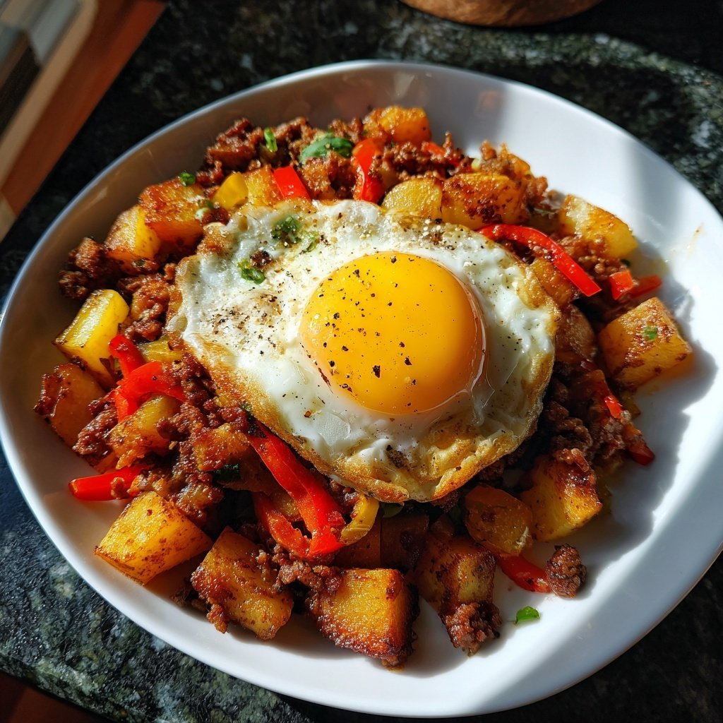 Ground Beef Breakfast Hash
