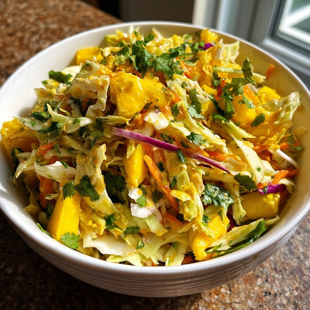 Jamaican Mango Slaw