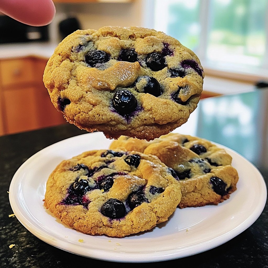 Lemon Blueberry Cookies