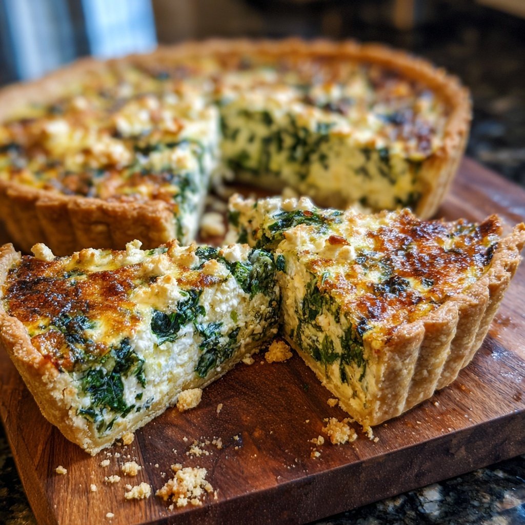 Spring Brunch Spinach And Feta Quiche