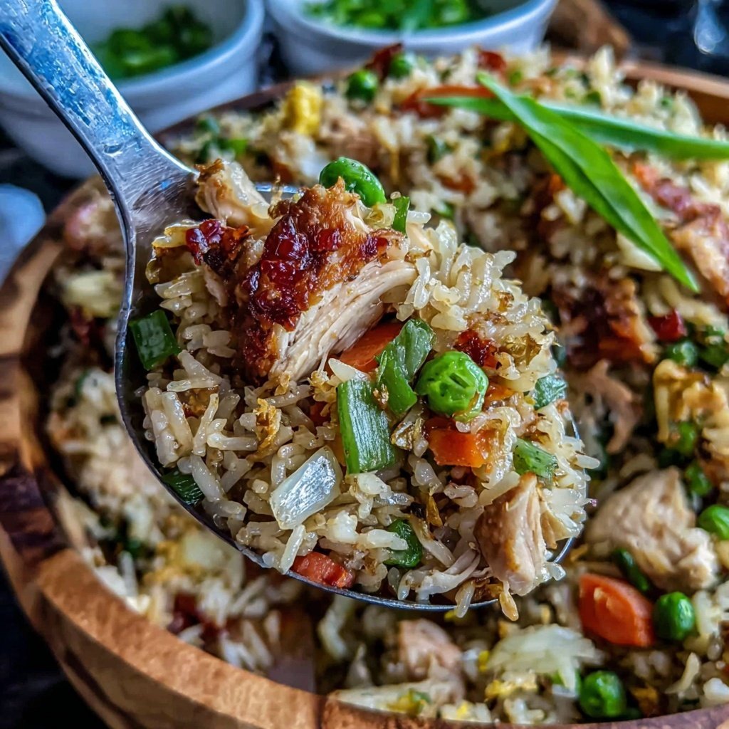Rotisserie Chicken Fried Rice