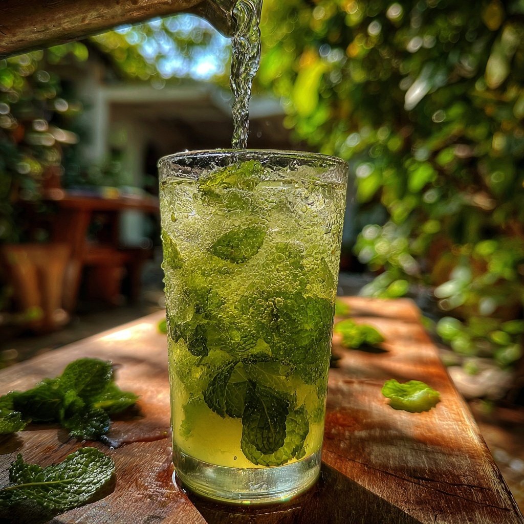 Fresh Lime Mint Spring Cooler