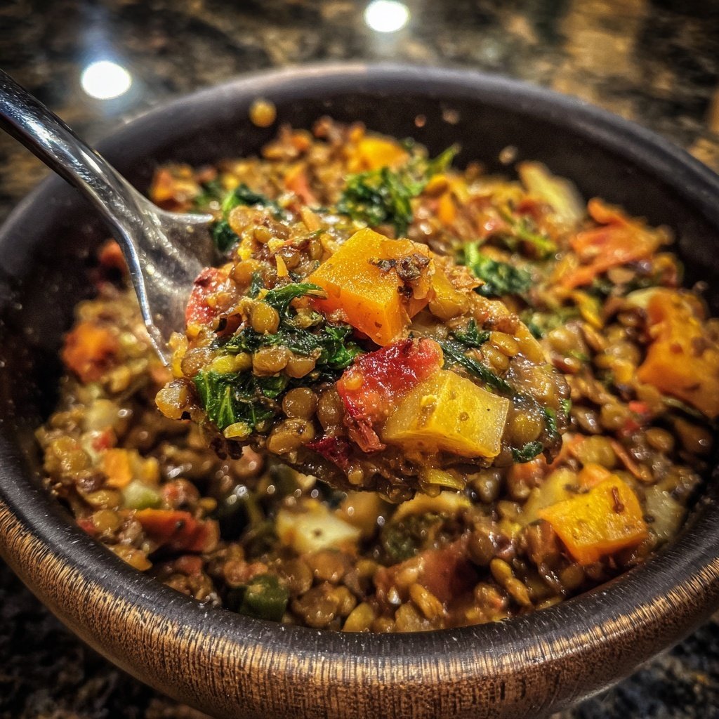 Smoky Lentil Veggie Bowl
